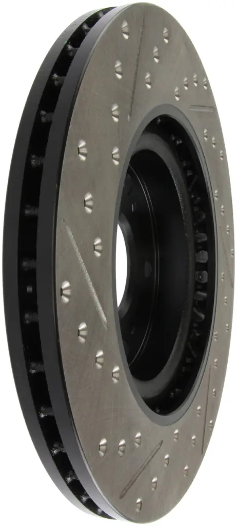 StopTech 02 06 Acura RSX Type S 06 09 Honda Civic Si Slotted & Drilled Left Front Rotor