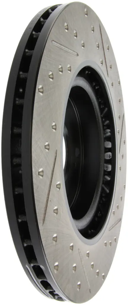 StopTech 02 06 Acura RSX Type S 06 09 Honda Civic Si Slotted & Drilled Right Front Rotor