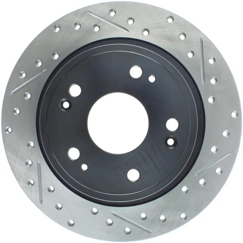 StopTech 09 10 Acura TSX 08 10 Honda Accord Coupe 05 10 Sedan Left Rear Slotted & Drilled Rotor