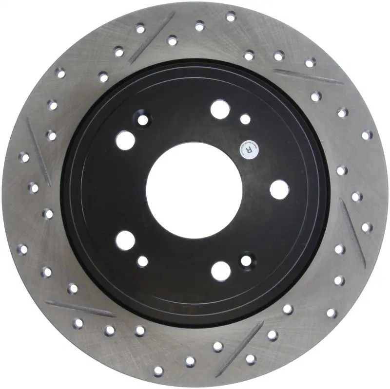 StopTech 09 10 Acura TSX 08 10 Honda Accord Coupe 05 10 Sedan Right Rear Slotted & Drilled Rotor
