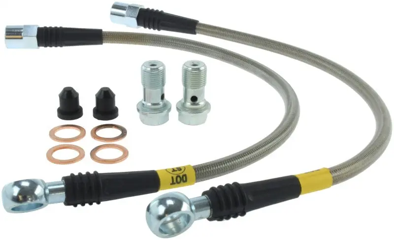 StopTech 01 05 Audi Allroad Rear Stainless Steel Brake Line Kit