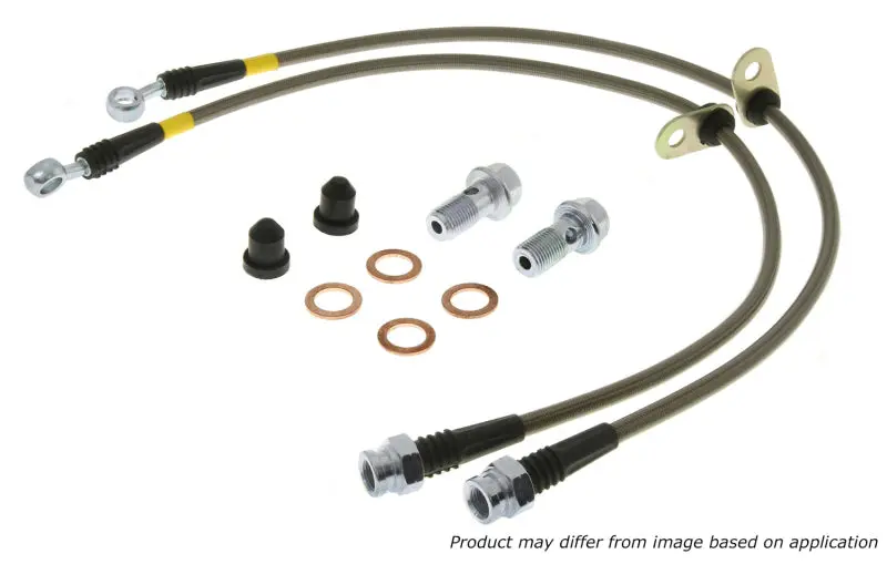 StopTech VW Audi Front Stainless Steel Brake Line Kit
