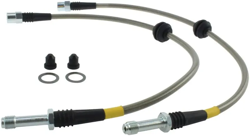 StopTech 09 Audi A4 Sedan 08 10 A5 S5 Front Stainless Steel Brake Line Kit