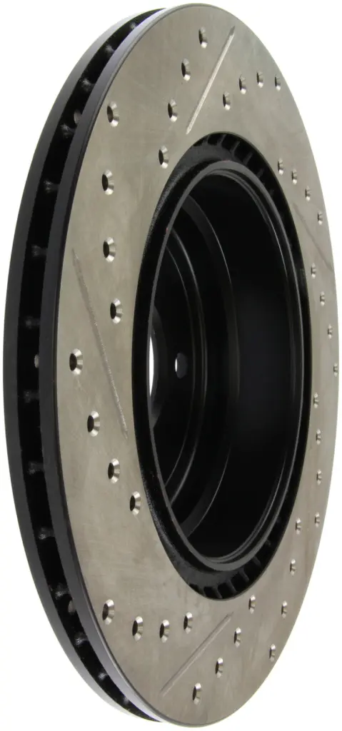 StopTech 06 BMW 330 07 09 BMW 335 Slotted & Drilled Left Rear Rotor