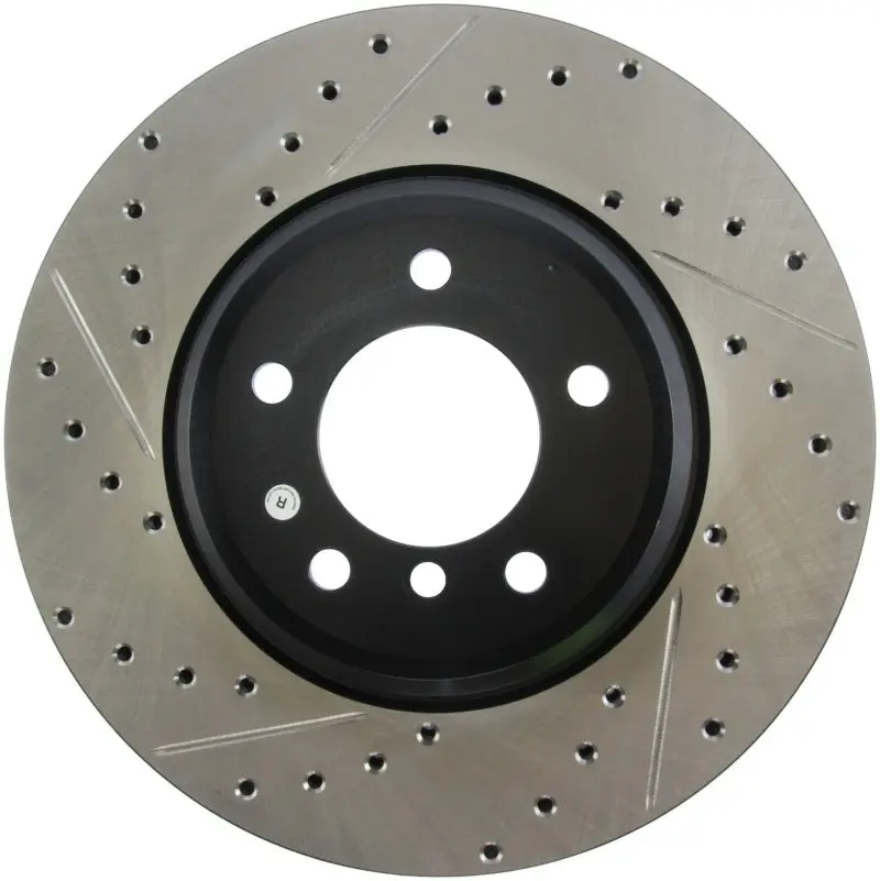 StopTech 07 09 BMW 335 (E90 E92 E93) Slotted & Drilled Right Front Rotor