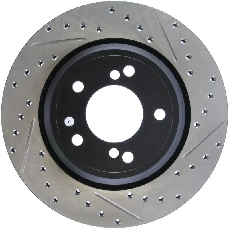 StopTech 00 03 BMW M5 (E39) Slotted & Drilled Left Rear Rotor