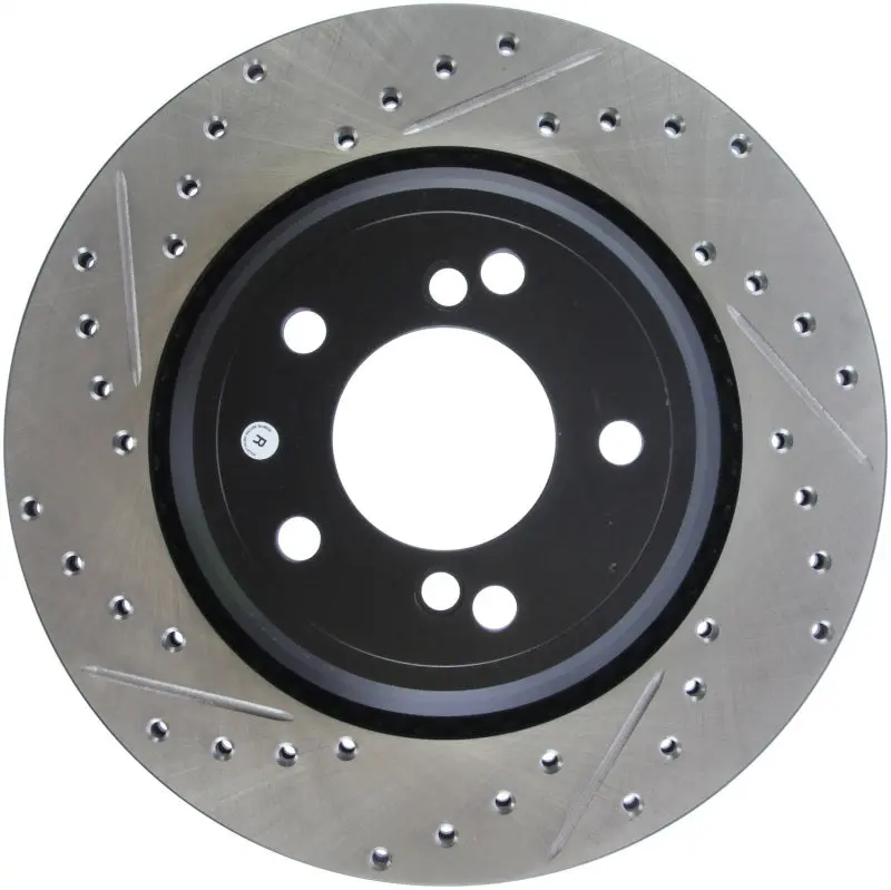 StopTech 00 03 BMW M5 (E39) Slotted & Drilled Right Rear Rotor