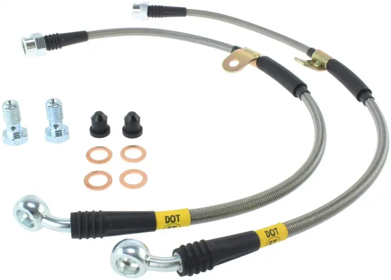 StopTech 07 08 Cadillac Escalade Stainless Steel Front Brake Lines
