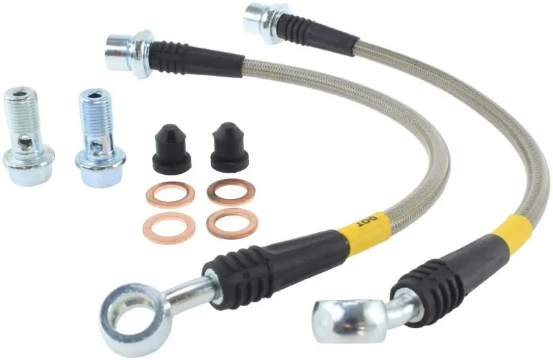 StopTech 00 05 Celica GT S 05 08 Scion tC Stainless Steel Rear Brake Lines