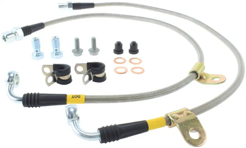 StopTech 05 Chrysler 300C 5.7L V8 w Vented Rear Disc Stainless Steel Front Brake Lines