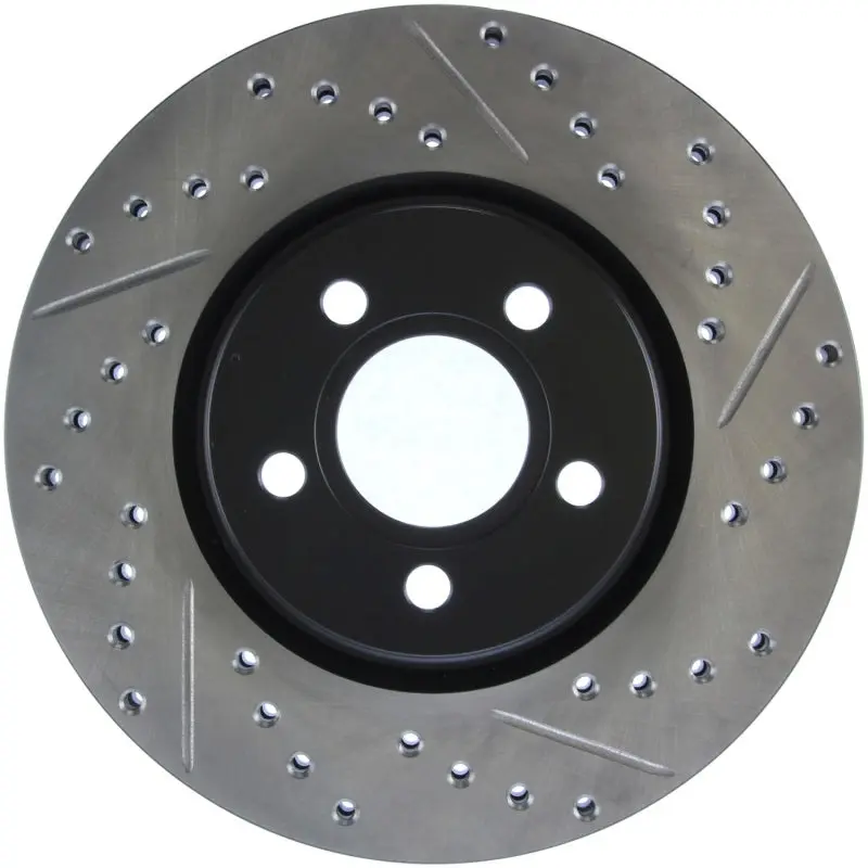 StopTech 03 09 Chrysler PTCruiser Tur 03 05 Dodge Neon SRT 4 Front Left Slotted & Drilled Rotor