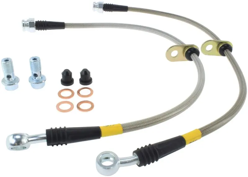StopTech 99 00 Civic Si w Rear Disc Brakes Front SS Brake Lines