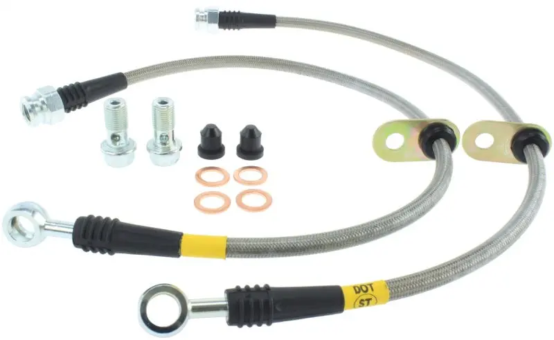 StopTech 08 10 EVO X AWD Stainless Steel Rear Brake Lines