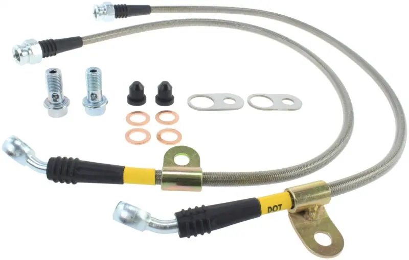 StopTech 06 15 Mazda Miata Stainless Steel Front Brake Line Kit 4300