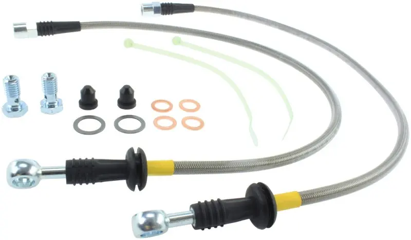StopTech 02 06 Mini & Mini S Stainless Steel Front Brake Line Kit