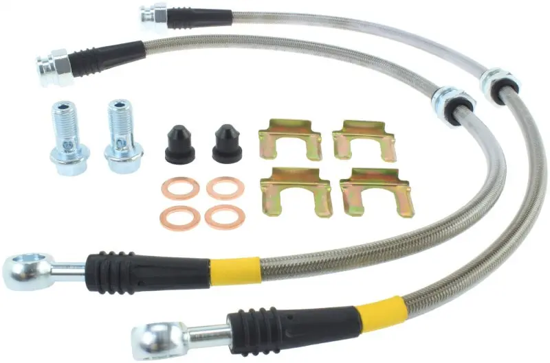 StopTech 00 05 Mitsubishi Eclipse 01 05 Dodge Stratus Stainless Steel Front Brake Lines
