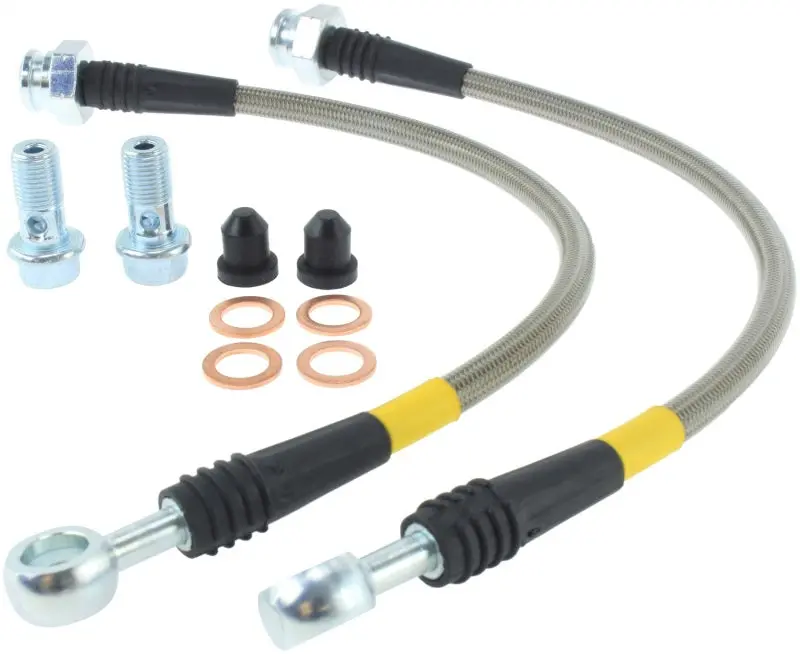 StopTech 89 98 Nissan 240SX (OE Upgrade) Stainless Steel Rear Brake Lines