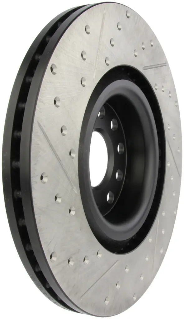 StopTech 09 VW Passat CC 06 09 Passat Slotted & Drilled Left Front Rotor