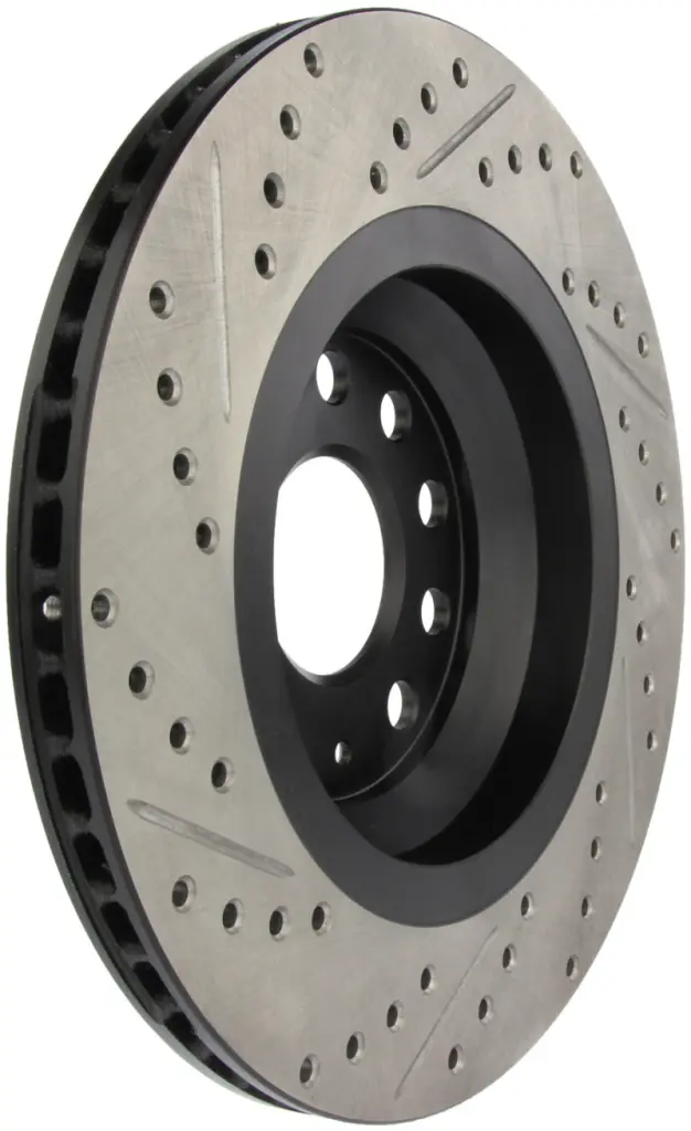 StopTech 09 VW Passat CC 06 09 Passat Slotted & Drilled Left Rear Rotor