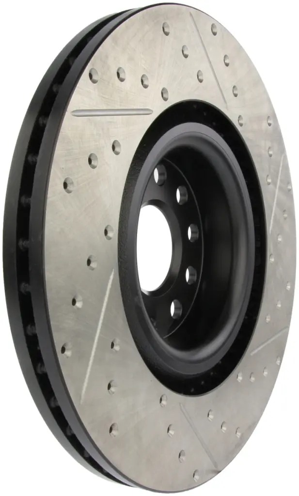 StopTech 09 VW Passat CC 06 09 Passat Slotted & Drilled Right Front Rotor