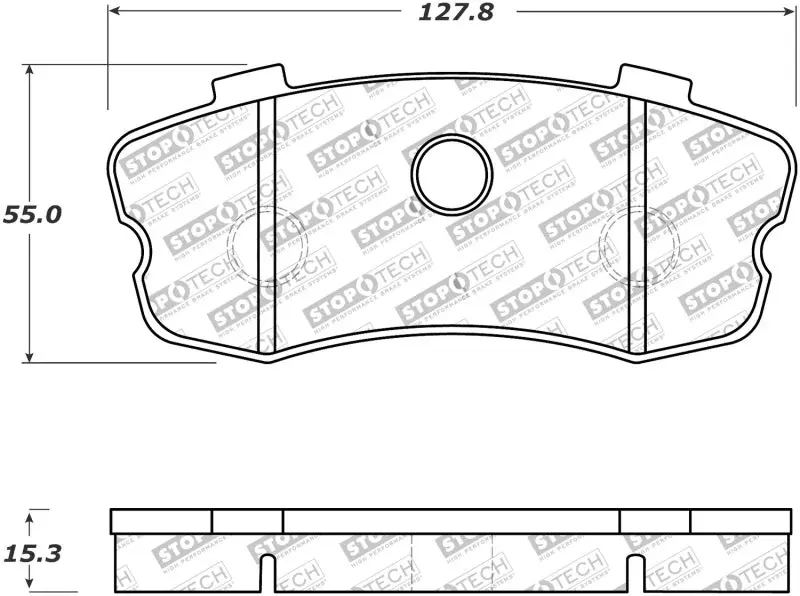 StopTech Performance 06 09 Chvy Corvette Z06 Rear Brake Pads