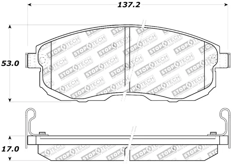 StopTech Performance 02 05 Infiniti G35 07 09 Nissan Altima Sentra 6 02 05 350Z Front Brake Pa