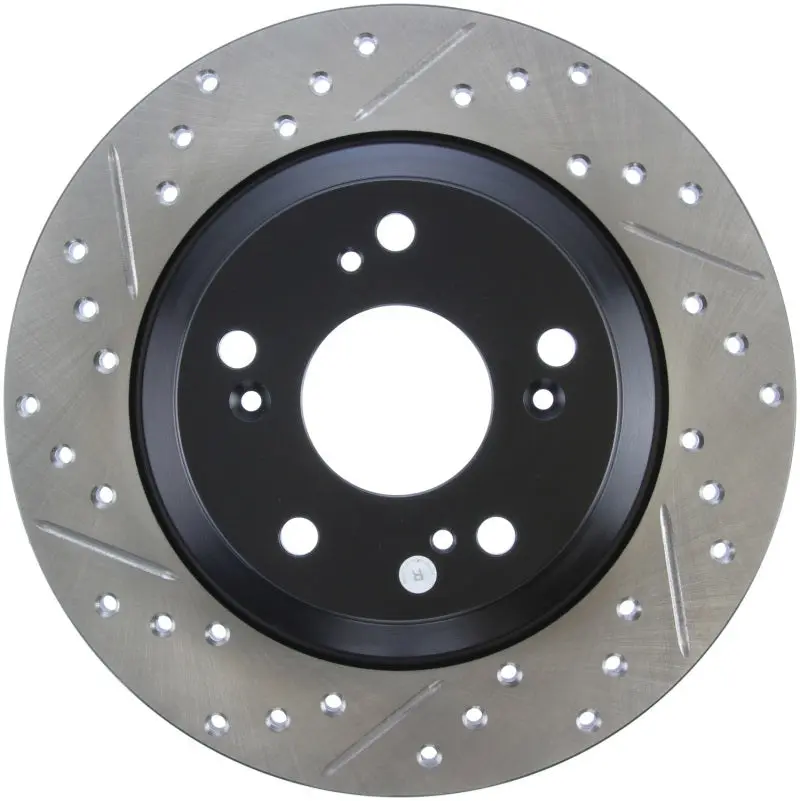 StopTech 00 09 S2000 Slotted & Drilled Right Rear Rotor