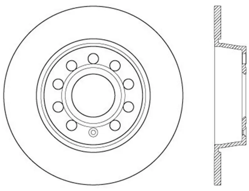 StopTech Slotted & Drilled Sport Brake Rotor