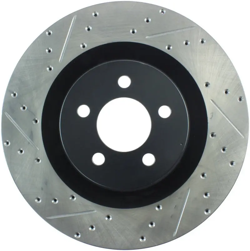 StopTech SportStop 06 09 Chrysler SRT 8 Front Right Drilled & Slotted Rotor