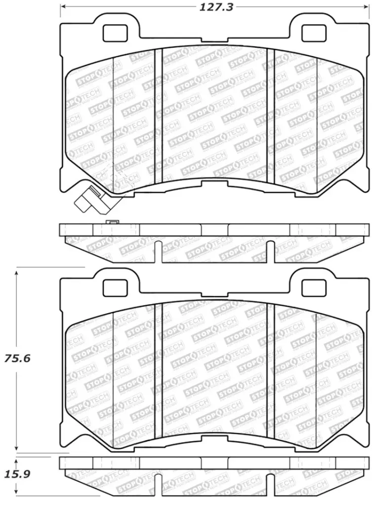 StopTech Street Select Brake Pads Front