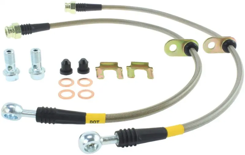 StopTech 08 09 Subaru STi 13 Subaru BRZ 13 Scion FR S Stainless Steel Rear Brake Lines