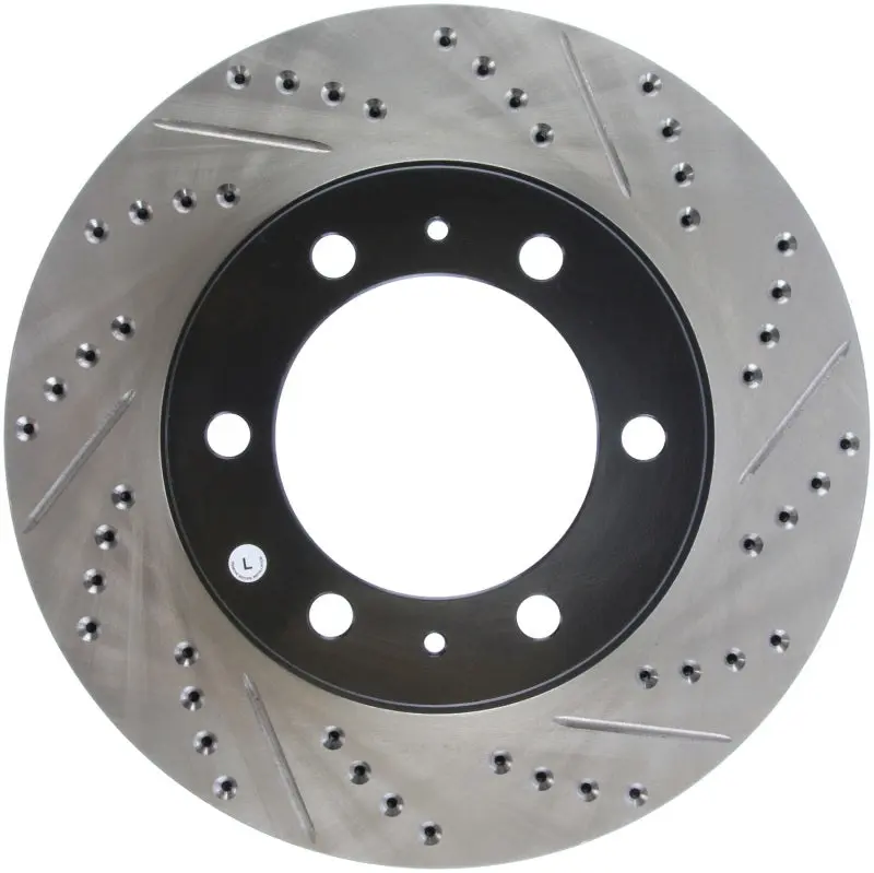 StopTech 07 08 Toyota FJ Cruiser 05 08 Tacoma (6 lug) 03 08 4 Runner (319mm disc) SportStop Slo