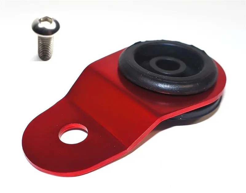 Torque Solution Radiator Mount w Insert (RED) : Mitsubishi Evolution 7 8 9