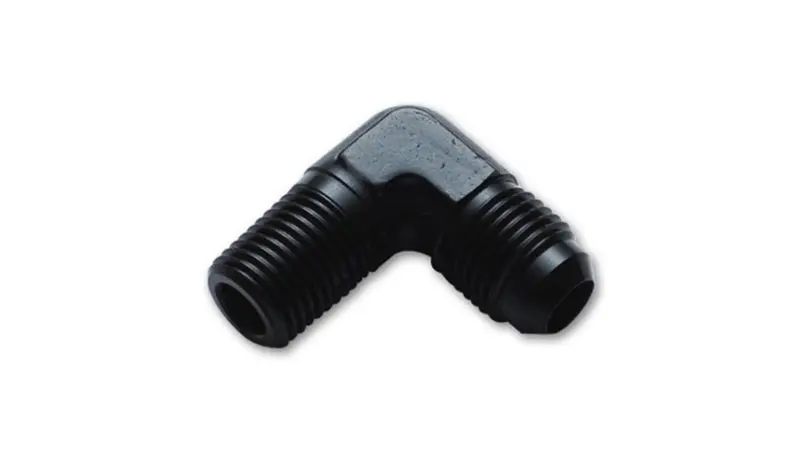 Vibrant 10AN to 3 8in NPT 90 Degree Elbow Adapter Fitting