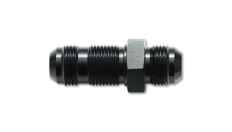 Vibrant 12AN Flare Straight Bulkhead Adapter Fitting Aluminum