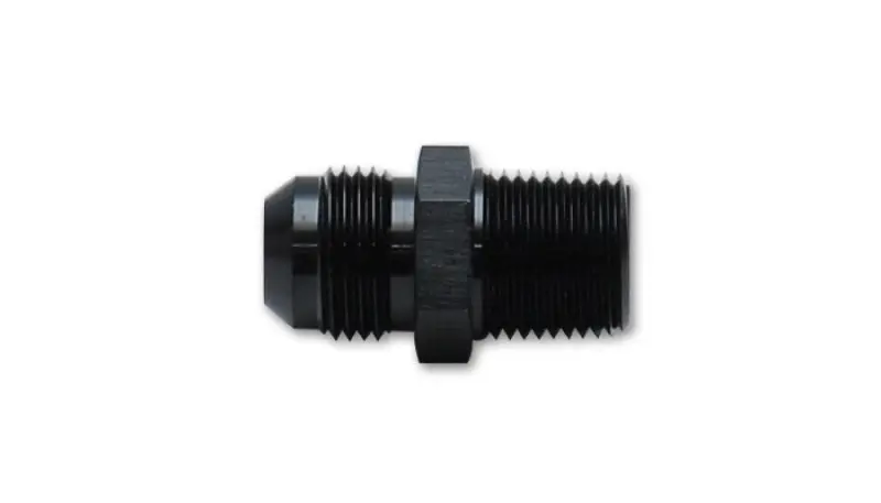 Vibrant 3AN to 1 8in NPT straight adapter fitting Aluminum
