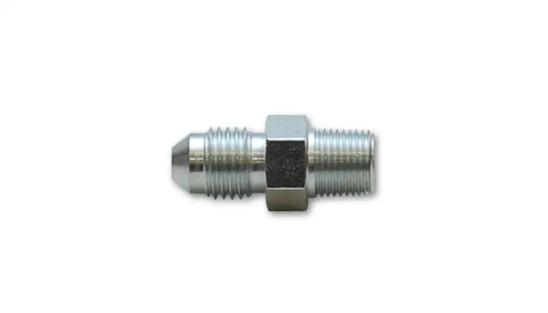 Vibrant 4AN to 1 8in NPT Straight Adapter Fitting Steel