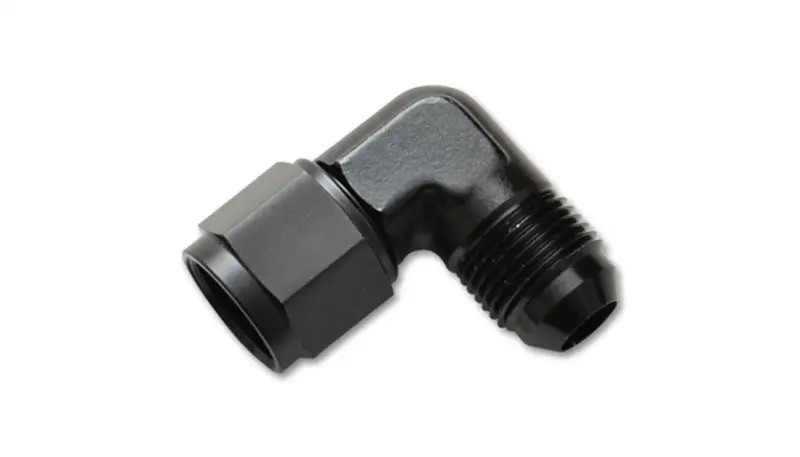 Vibrant 4AN Female to 4AN Male 90 Degree Swivel Adapter ( to ) Anodized Black Only