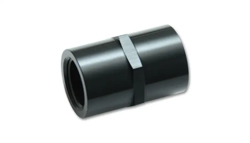Vibrant 1 8in NPT Female Pipe Coupler Fitting Aluminum