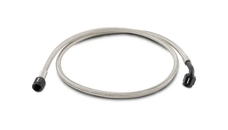 Vibrant Pre Assembled Hose Assemblies 3AN 36in Length Hose End Style Straight 90 Degrees