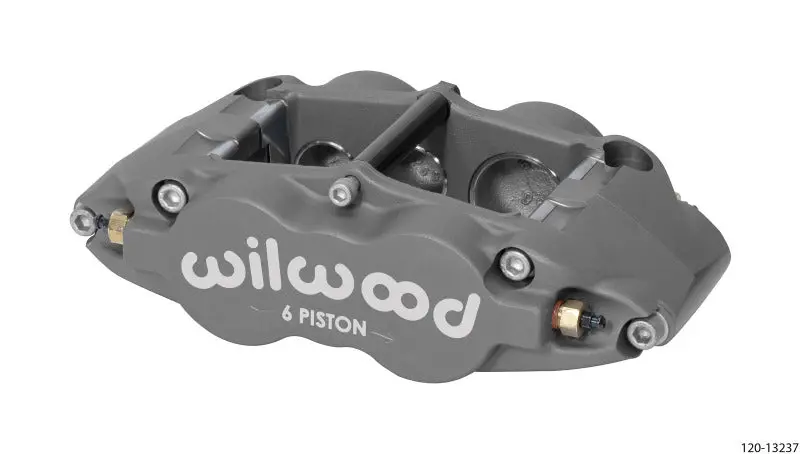 Wilwood Caliper Forged Superlite 6R R H 1.62 1.12 1.12in Pistons 0.81in Disc
