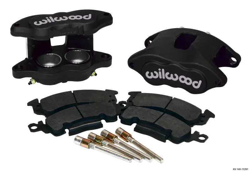 Wilwood D52 Front Caliper Kit Gray Type III Ano 2.00 2.00in Piston 1.04in Rotor