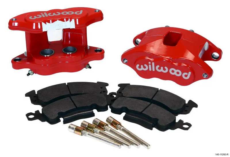 Wilwood D52 Rear Caliper Kit Red 1.25 1.25in Piston 1.28in Rotor
