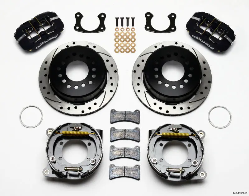 Wilwood Dynapro Low Profile 11.00in P Brake Kit Drilled New Big Ford 2.50in Offset