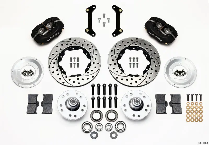 Wilwood Forged Dynalite Front Kit 11.00in Drilled 79 87 GM G Body