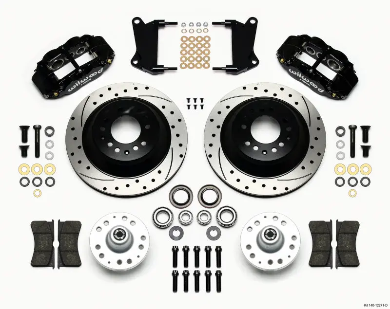 Wilwood Narrow Superlite 6R Front Hub & 1PC Rtr Kit 12.88in Dril 67 69 Camaro 64 72 Nova Chevelle