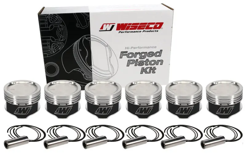 Wiseco Toyota 7MGTE 4v Dished 16cc Turbo 83.5 Piston Shelf Stock Kit