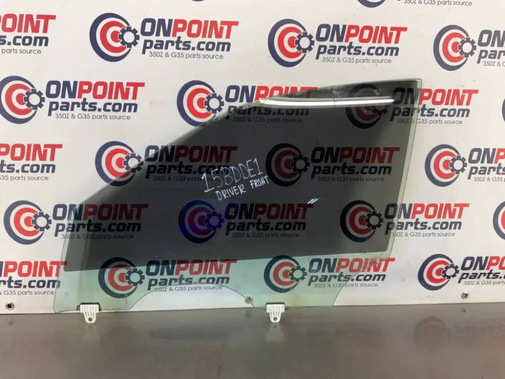 03-06 Infiniti G35 Sedan Driver LH Front Door Window Glass 80301AL51 OEM 15BDDE1