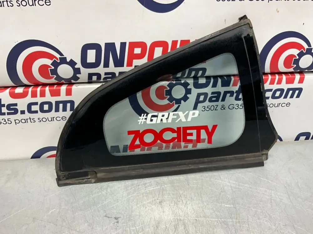 2007 Nissan Z33 350Z Passenger Right Rear Quarter Glass Window OEM 23BIZEE