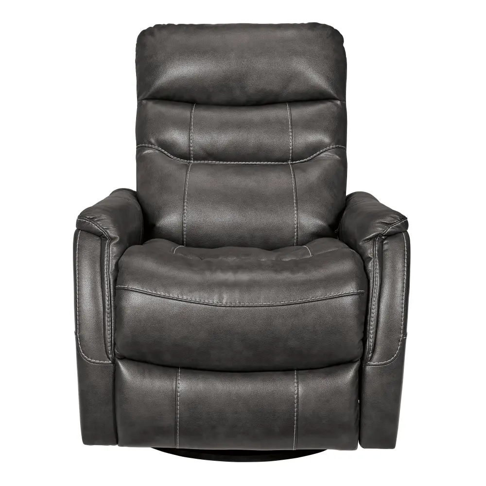Diamond Modern Furniture Exclusive Design Riptyme Spin Glider Leather Look Recliner 4640261